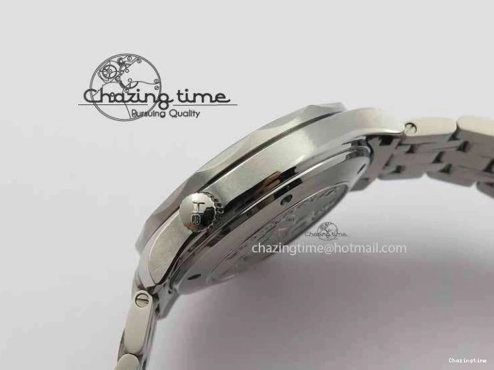 0227 Seamaster 300M SS MK 1:1 Best Edition Black Dial Ceramic Bezel On SS Bracelet A TopPick 8177